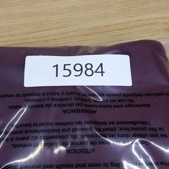 POLO Shirt Mens Large Maroon Pullover Crew Thermal Long Sleeve Raised Logo Pony - Picture 9 of 9